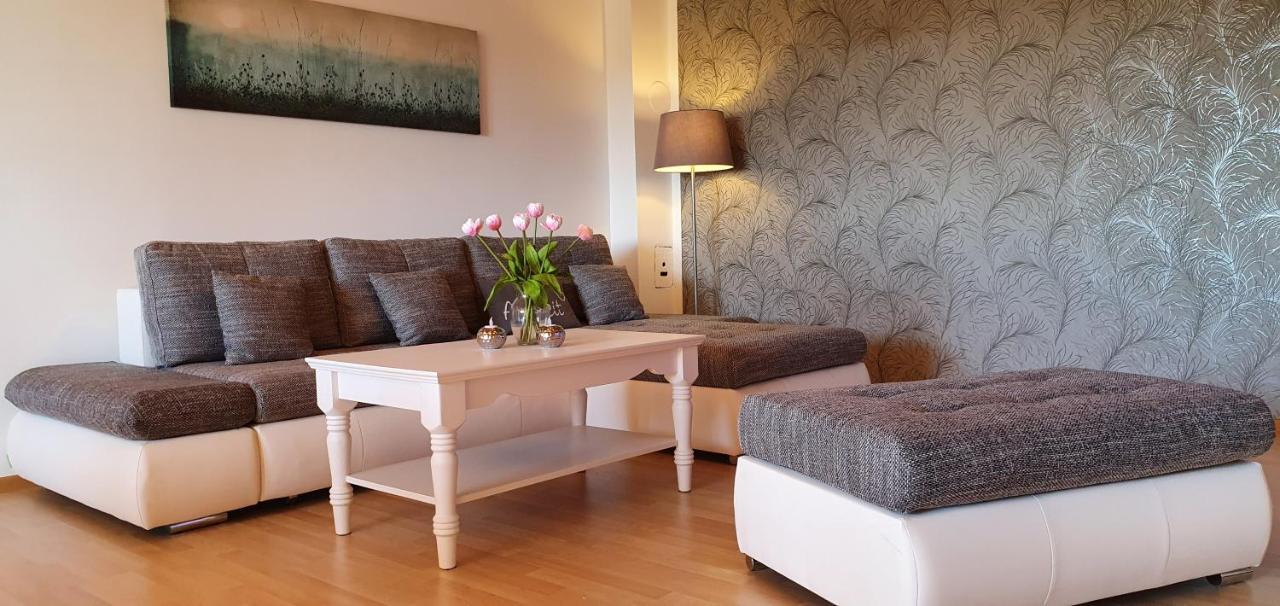 Moderne Ferienwohnung Mit Eigenem Garten Und Traumhaften Blick Wilhelmsthal Εξωτερικό φωτογραφία